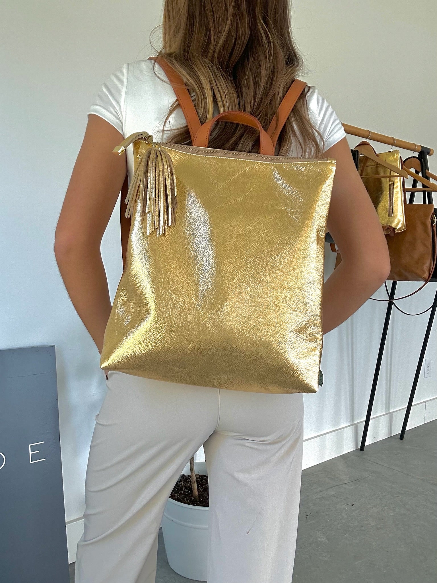 FRANNY BACKPACK | GOLD