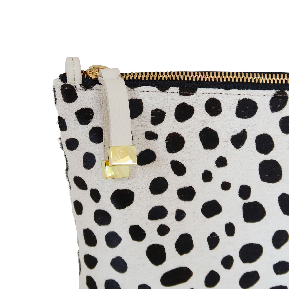 Vale Pouch (Loops) | White and Black Spots