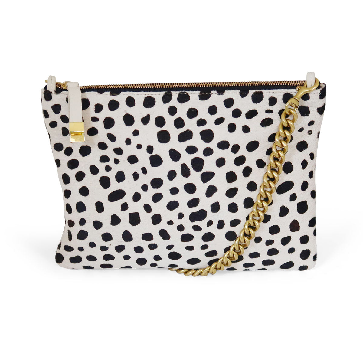 Vale Pouch (Loops) | White and Black Spots