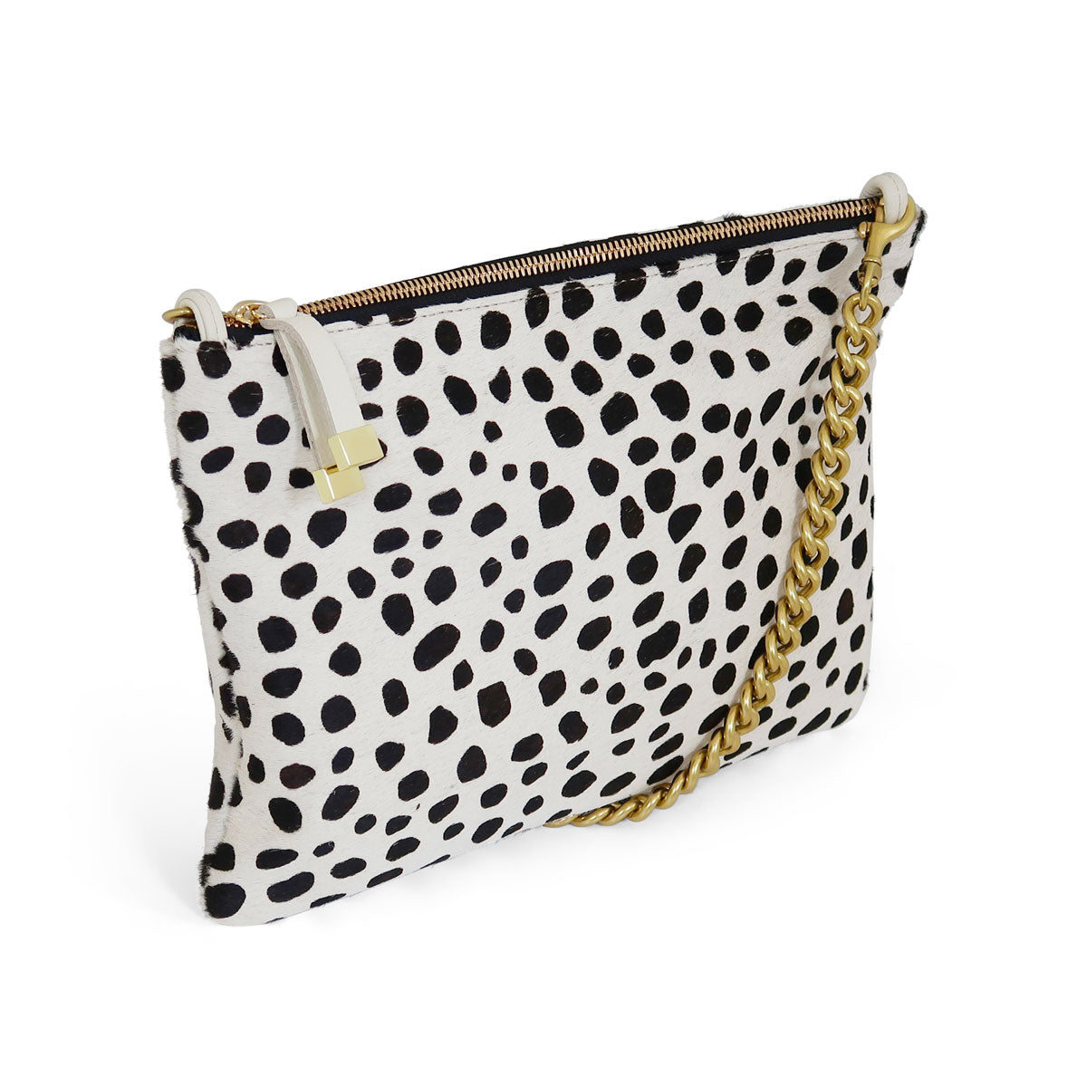 Vale Pouch (Loops) | White and Black Spots