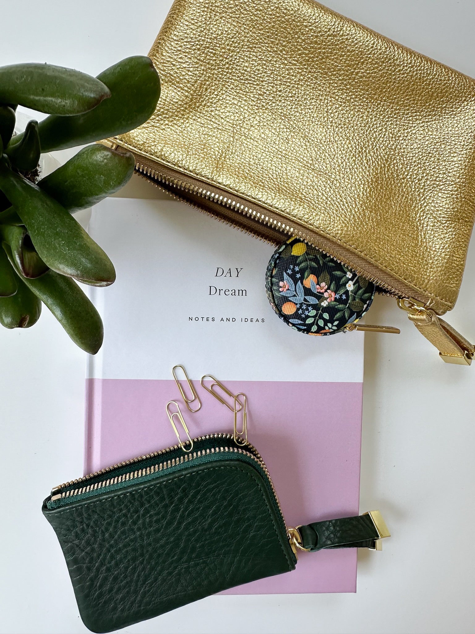 Zip Wallet | Hunter Green