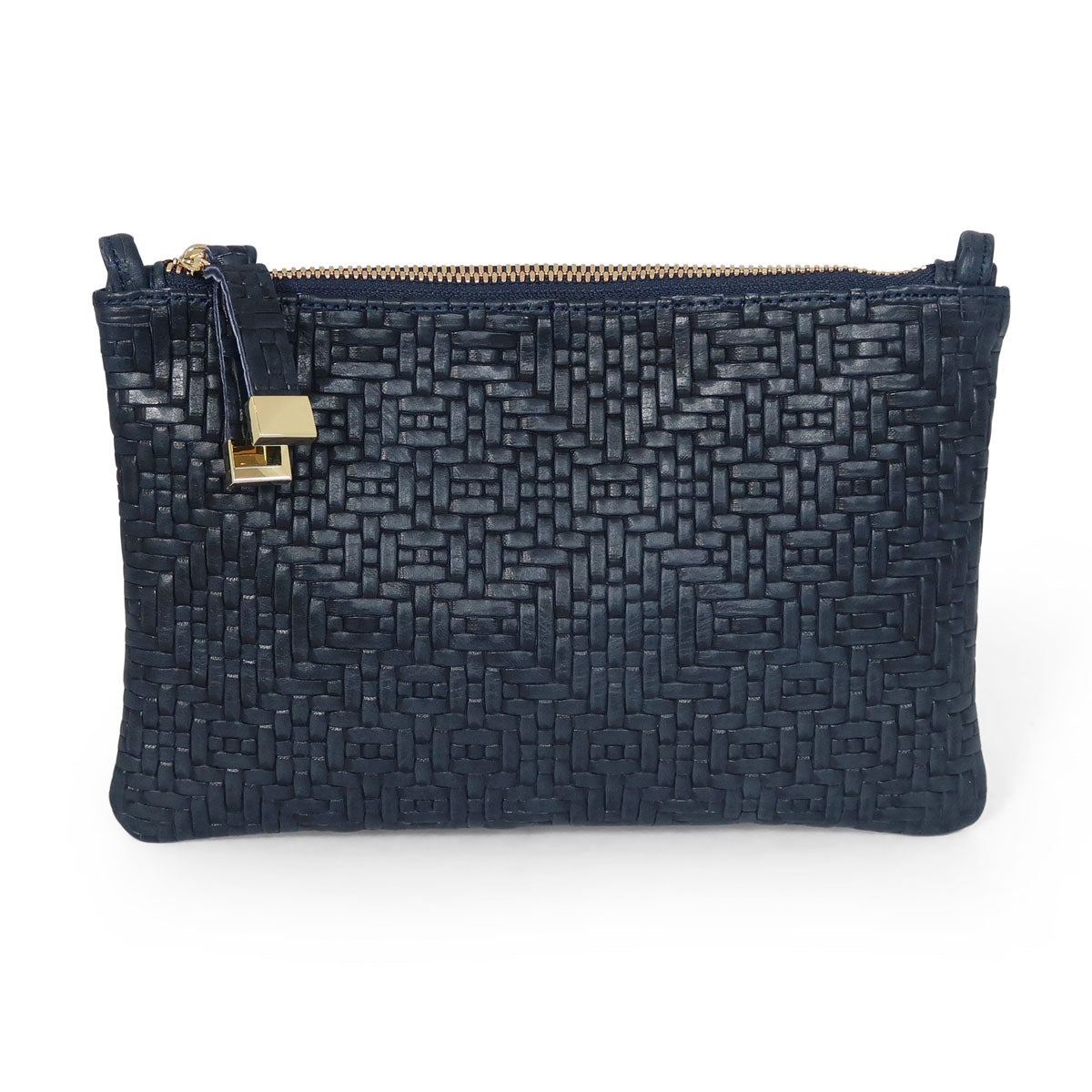 Navy pouch bag best sale