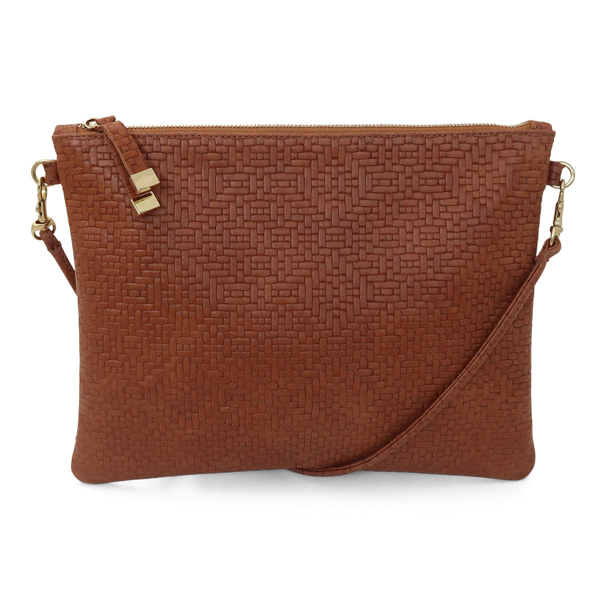 MADISON CROSSBODY | SADDLE WOVEN ARGYLE