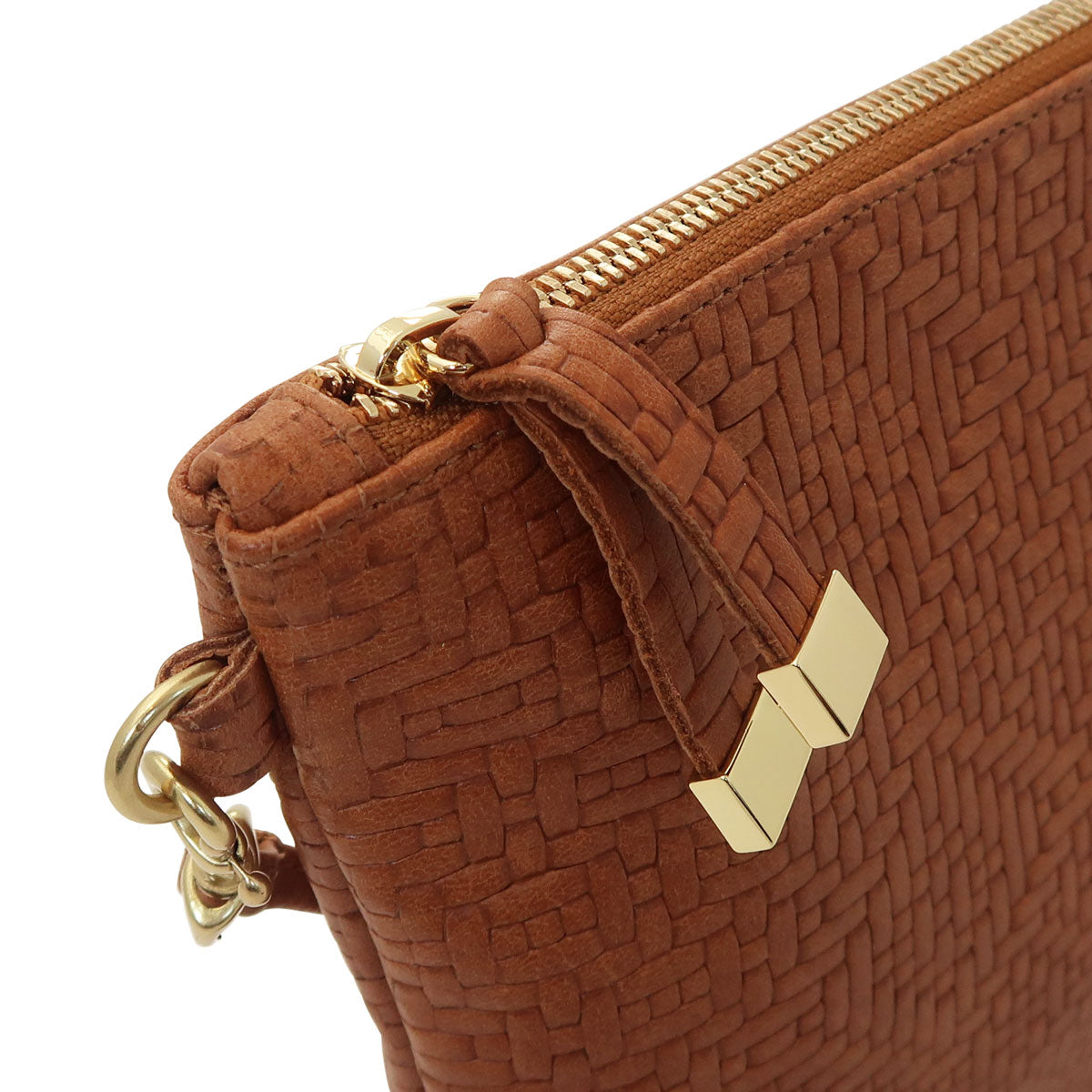 MADISON CROSSBODY | SADDLE WOVEN ARGYLE