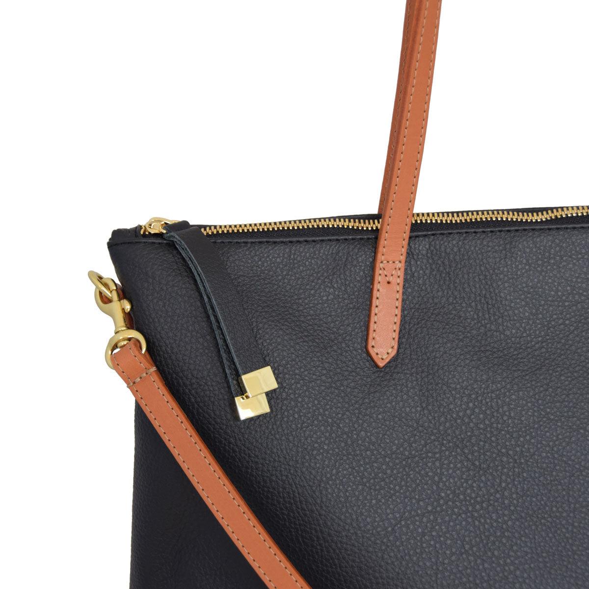 Carry All | Black with Tan Straps (New) - K.Slade